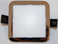 Встраиваемый квадратный LED светильник Chrome LF 708, 6 W, d 100 , 4000K (нейтральный) - Интернет-магазин LED освещения "АЛЬФА-СВЕТ"